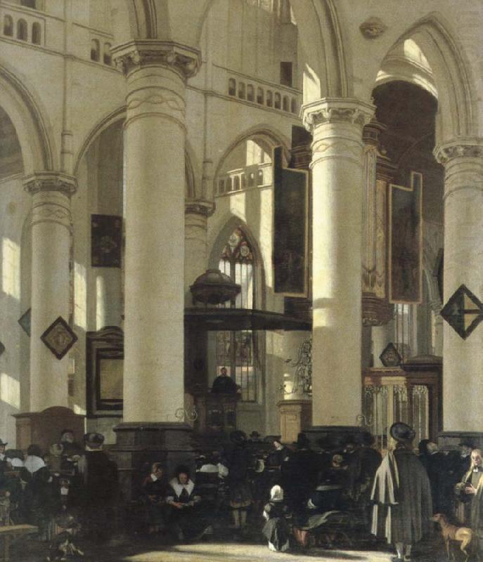 interior of a church, WITTE, Emanuel de